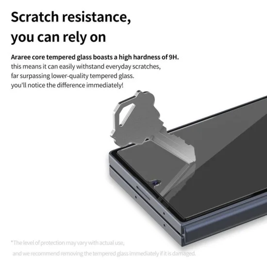 Screen Protector Samsung Z Fold 6 Tempered Glass Subcore Front Araree - Privacy Black